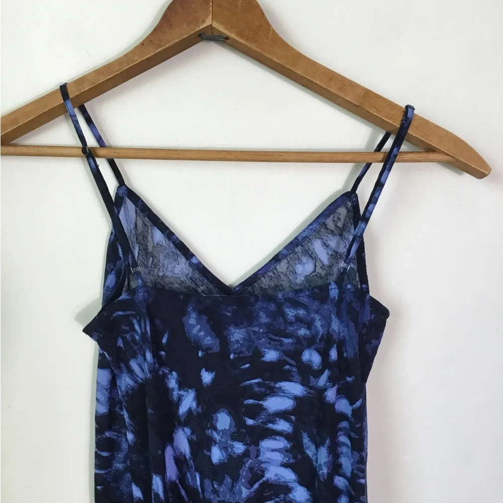 Gap Blue Tie Dye Slip MIDI Dress